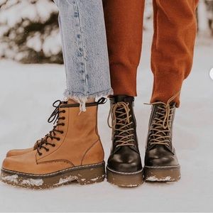 Roolee leather Elvis platform boots